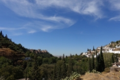 Erster Blick auf die Alhambra
