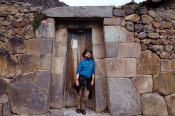 Unverändert: Die trapezförmigen Eingangsportale der Inca-Bauten